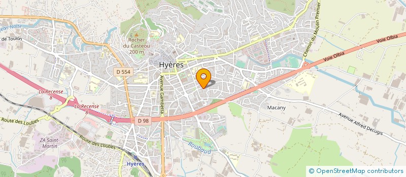 localisation de l'entreprise SARL INTERMEDIS à HYERES