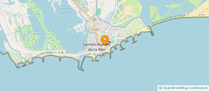 localisation de l'entreprise SARL INTERNATIONAL BLC  SAINTES-MARIES-DE-LA-MER