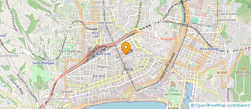 localisation de l'entreprise SARL INTERNATIONAL BUSINESS à NICE
