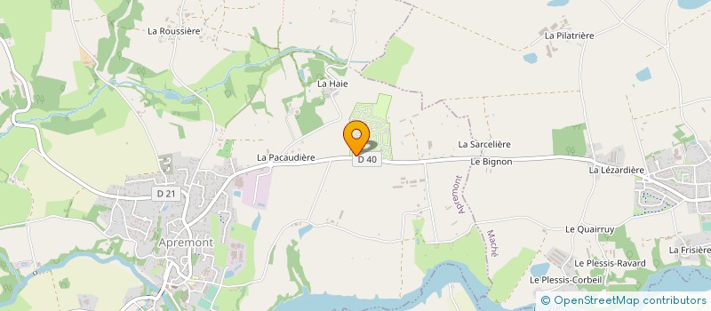 localisation de l'entreprise SARL INTERNATIONAL CAMPING à APREMONT