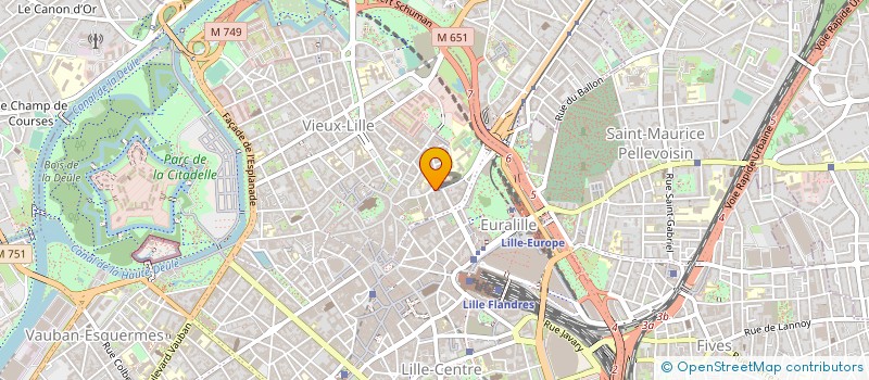 localisation de l'entreprise SARL INTERP'L NORD à LILLE