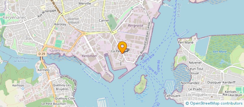 localisation de l'entreprise SARL INVESLOR à LORIENT