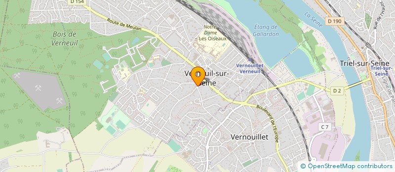 localisation de l'entreprise SARL INVESTISSEMENTS ET CONSEILS à VERNEUIL-SUR-SEINE