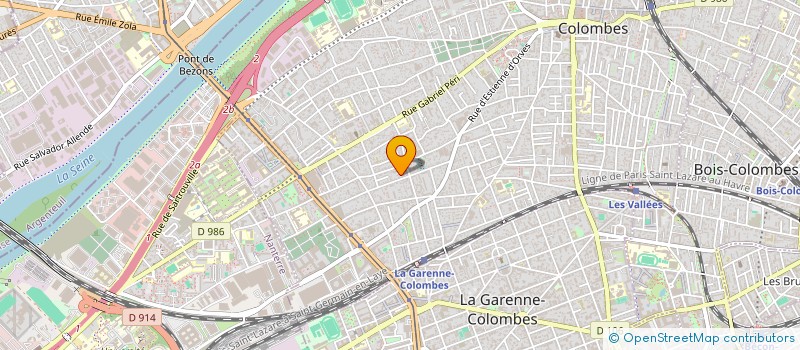 localisation de l'entreprise SARL INVESTY 92 à COLOMBES
