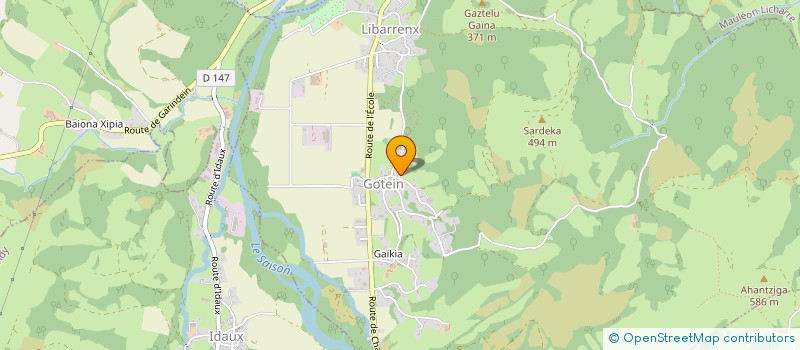 localisation de l'entreprise SARL IP2S  IDAUX-MENDY