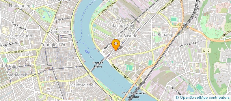localisation de l'entreprise SARL IPAC à BORDEAUX