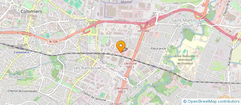 localisation de l'entreprise SARL IRCF - INGIENIEURIE RESTAURATION, CONSEIL ET FORMATION  TOULOUSE