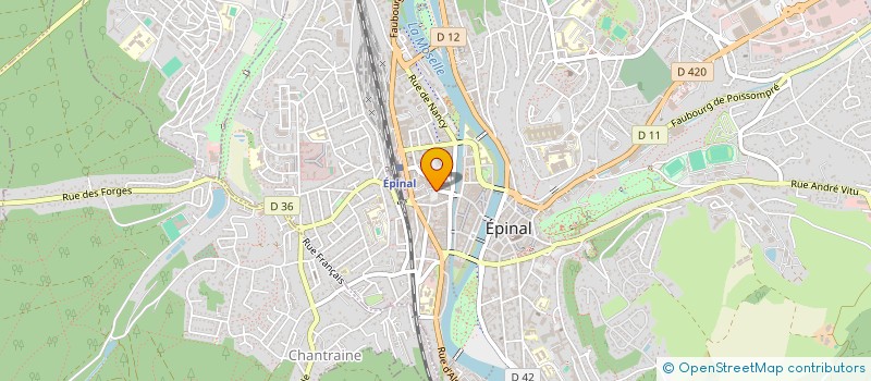 localisation de l'entreprise SARL IRI  EPINAL