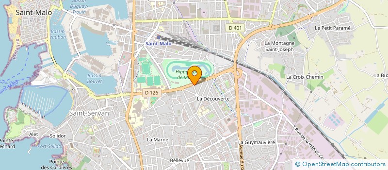 localisation de l'entreprise SARL IRIS MEDIA INFORMATTIQUE COMMUNICAT à SAINT-MALO