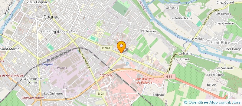 localisation de l'entreprise SARL IRISIA à CHATEAUBERNARD