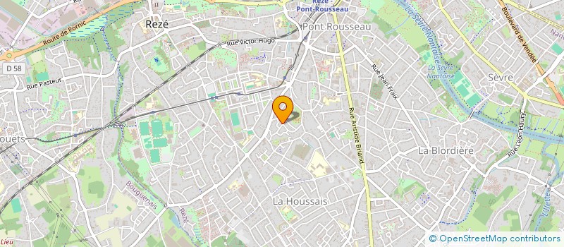 localisation de l'entreprise SARL IROISE OPTICAL  REZE