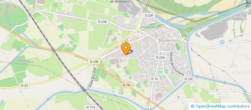 localisation de l'entreprise SARL IRRICONCEPT  MALLEMORT