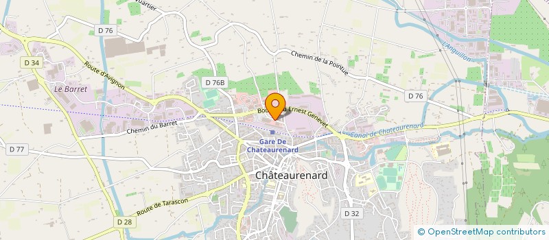 localisation de l'entreprise SARL IRRIFORE à CHATEAURENARD