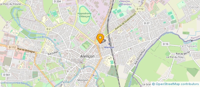 localisation de l'entreprise SARL ISA à ALENCON