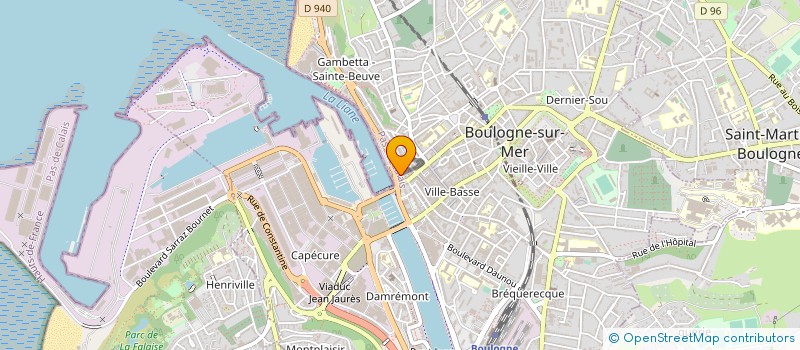 localisation de l'entreprise SARL ISA à BOULOGNE-SUR-MER