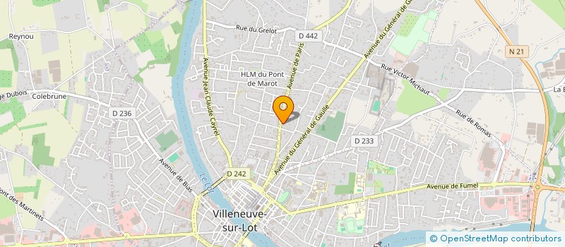 localisation de l'entreprise SARL ISA INGENIERIE SERVICE ANALYSE à VILLENEUVE-SUR-LOT
