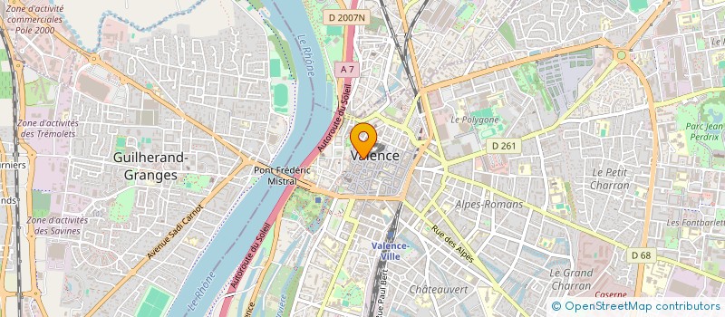 localisation de l'entreprise SARL ISABELLE BOST  VALENCE