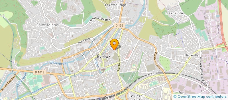 localisation de l'entreprise SARL ISABELLE DESMARES  EVREUX