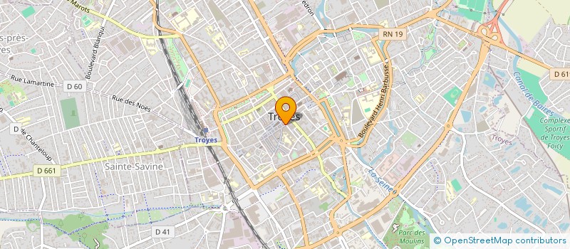 localisation de l'entreprise SARL ISAPHIL à TROYES
