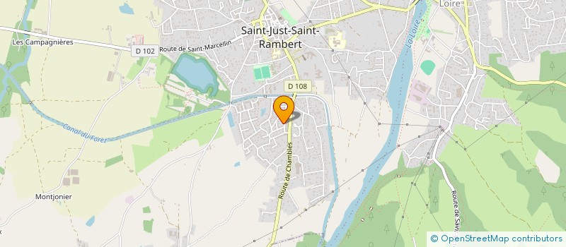 localisation de l'entreprise SARL ISAURA à SAINT-JUST-SAINT-RAMBERT