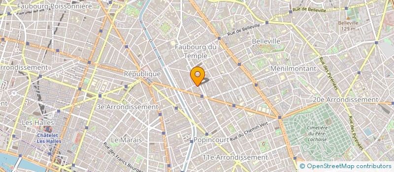 localisation de l'entreprise SARL ISAZ à PARIS
