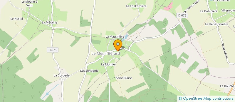 localisation de l'entreprise SARL ISBA à LE MENIL-BERARD