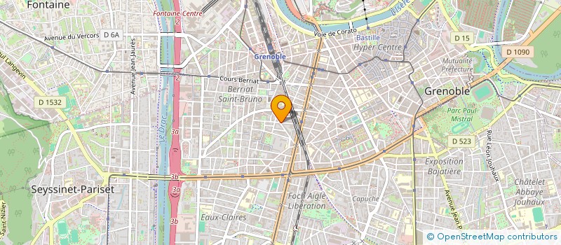 localisation de l'entreprise SARL ISERE DEPANNAGE à GRENOBLE