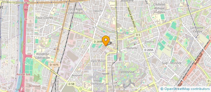 localisation de l'entreprise SARL ISERE FACADE ISOLATION  GRENOBLE