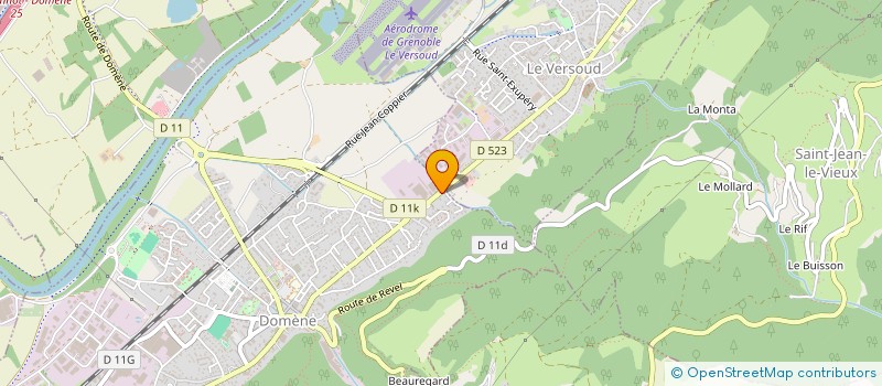 localisation de l'entreprise SARL ISERE SAVOIE CONSTRUCTION  DOMENE