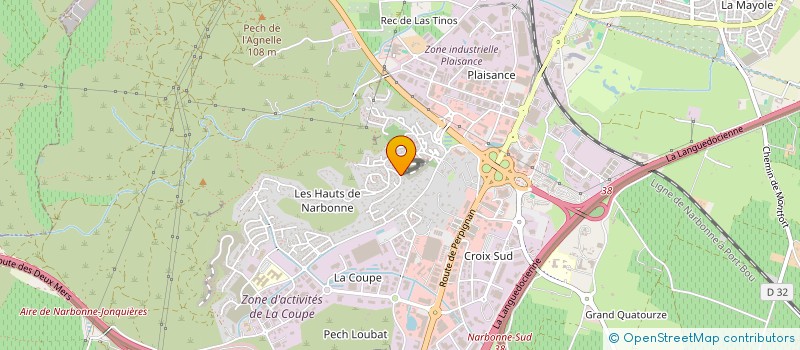 localisation de l'entreprise SARL ISIS à NARBONNE