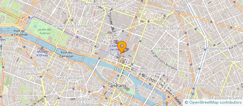 localisation de l'entreprise SARL ISIS à PARIS