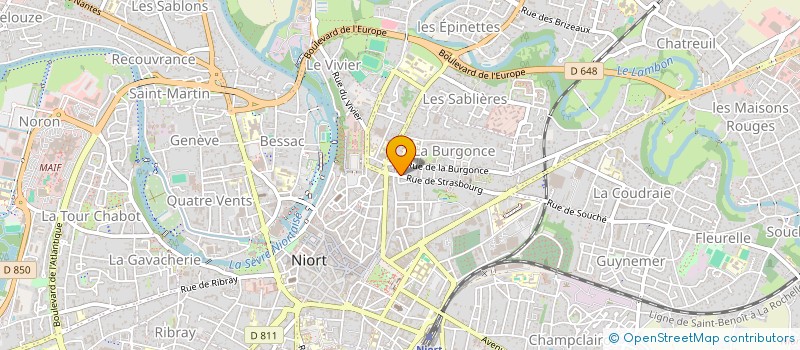 localisation de l'entreprise SARL ISIS à NIORT