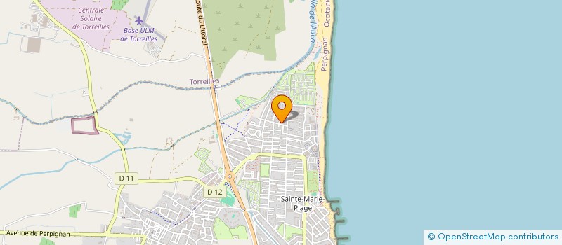 localisation de l'entreprise SARL ISIS IMMOBILIER  SAINTE-MARIE-LA-MER