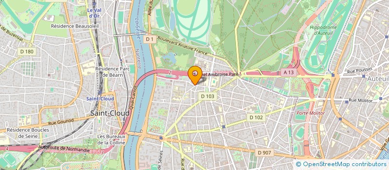 localisation de l'entreprise SARL ISLANDIA  BOULOGNE-BILLANCOURT