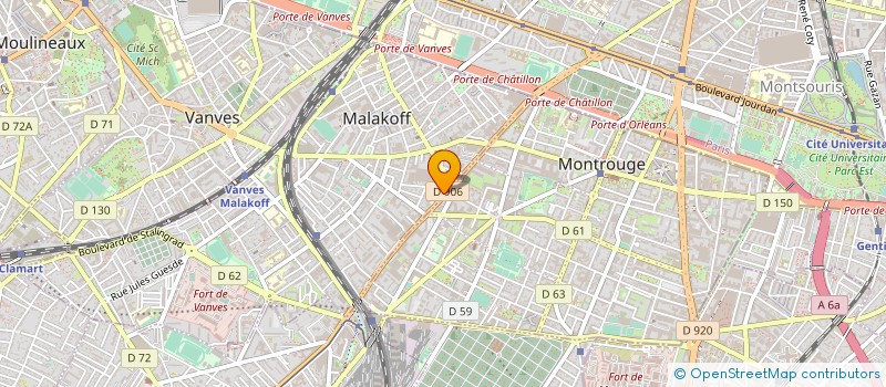 localisation de l'entreprise SARL ISMO à MALAKOFF