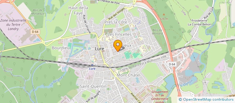 localisation de l'entreprise SARL ISO à LURE