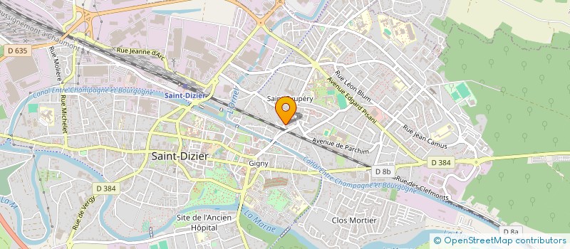 localisation de l'entreprise SARL ISO-BAT à SAINT-DIZIER