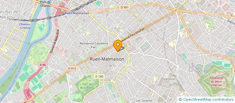 localisation de l'entreprise SARL ISO CONCEPT  RUEIL-MALMAISON
