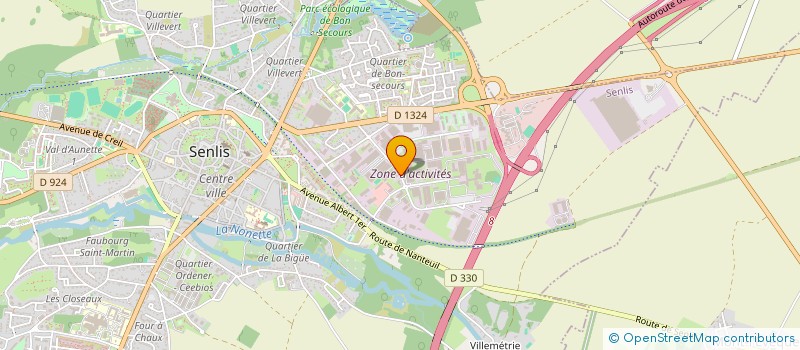 localisation de l'entreprise SARL ISOBAT 2000 à SENLIS