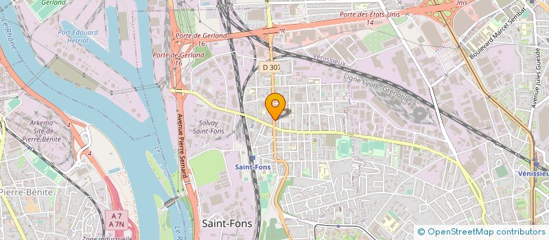 localisation de l'entreprise SARL ISOETANCHE  SAINT-FONS