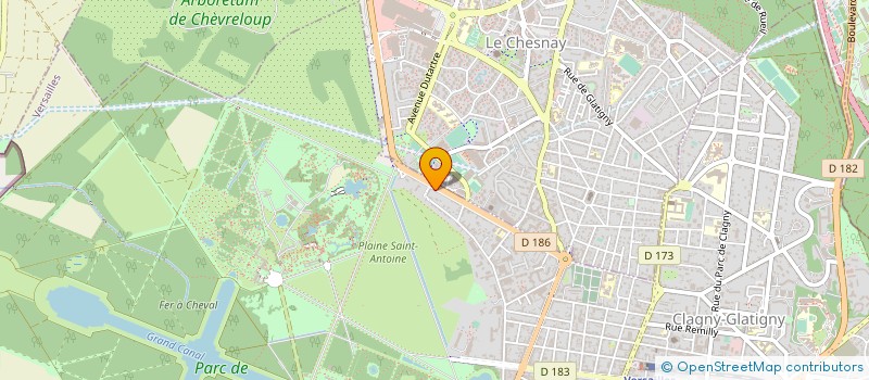 localisation de l'entreprise SARL ISOFON 78 à VERSAILLES
