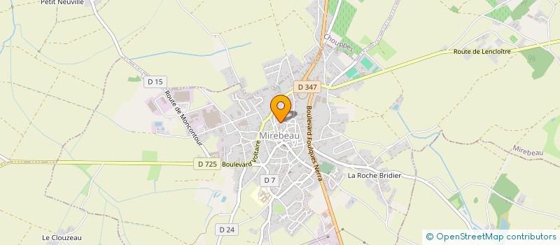localisation de l'entreprise SARL ISOL PLUS à MIREBEAU