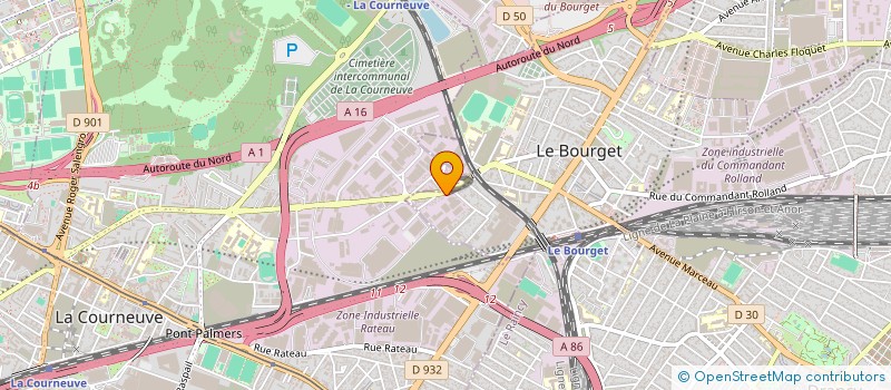 localisation de l'entreprise SARL ISOLATION KAMA à LE BOURGET