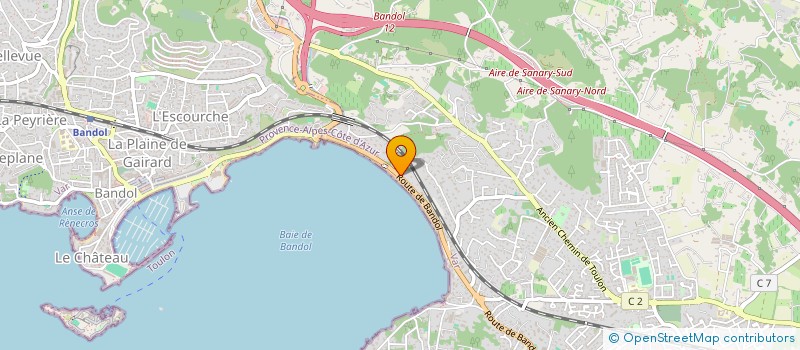 localisation de l'entreprise SARL ISSOSEMAR à SANARY-SUR-MER