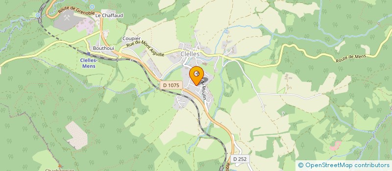 localisation de l'entreprise SARL IST SEEMM  CLELLES