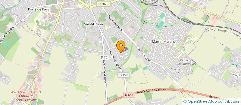 localisation de l'entreprise SARL ISTANBUL à CAMBRAI