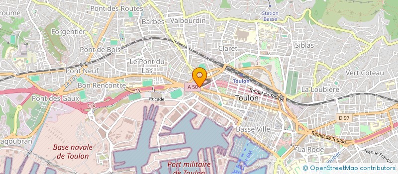 localisation de l'entreprise SARL ISTEA  TOULON