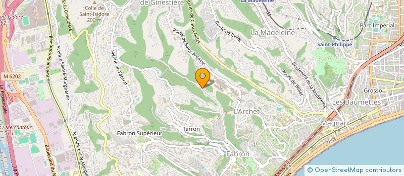 localisation de l'entreprise SARL ISTRATI  NICE