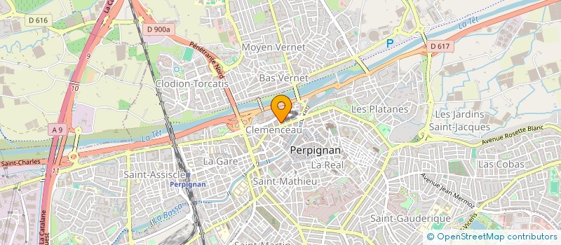 localisation de l'entreprise SARL ITAL CATRAME à PERPIGNAN