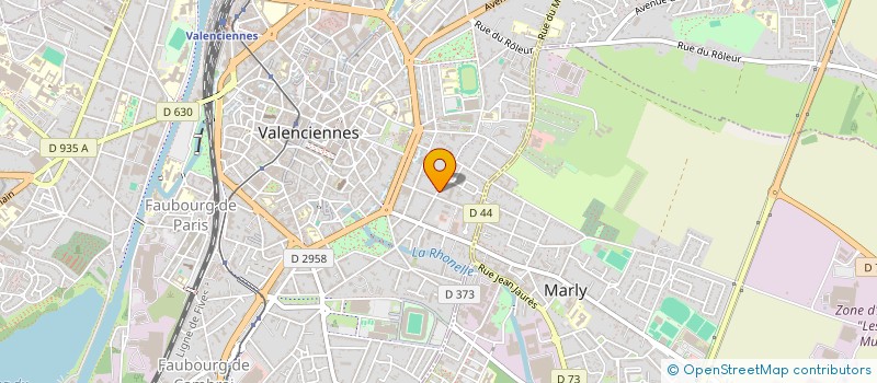 localisation de l'entreprise SARL ITALBAT  VALENCIENNES